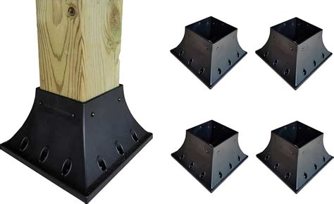 4x4 metal brackets|4x4 wood post mounting bracket.